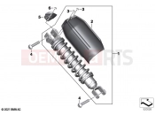 BMW Motorrad BMW 2023 C models CE04 (0C51, 0C53) Spring strut, rear | Spring strut, rear