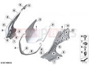 BMW Motorrad BMW 2023 C models CE04 (0C51, 0C53) Headlight cover | Headlight cover