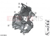BMW Motorrad BMW 2023 C models CE04 (0C51, 0C53) Front panel carrier | Front panel carrier