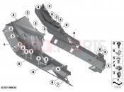 BMW Motorrad BMW 2023 C models CE04 (0C51, 0C53) Trim panel footboard | Trim panel footboard