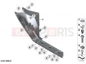 BMW Motorrad BMW 2023 C models CE04 (0C51, 0C53) Footboard support | Footboard support