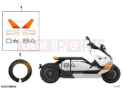 BMW Motorrad BMW 2020 C models CE04 (0C51, 0C53) Sticker set | Sticker set