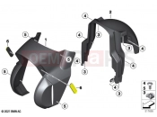 BMW Motorrad BMW 2020 C models CE04 (0C51, 0C53) Front-wheel cover | Front-wheel cover