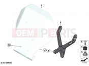 BMW Motorrad BMW 2020 C models CE04 (0C51, 0C53) Windscreen, high | Windscreen, high