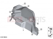 BMW Motorrad BMW 2020 C models CE04 (0C51, 0C53) Cover, power electronics | Cover, power electronics