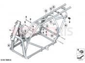 BMW Motorrad BMW 2020 C models CE04 (0C51, 0C53) Main frame | Main frame