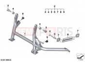 BMW Motorrad BMW 2020 C models CE04 (0C51, 0C53) Centre stand 2 | Centre stand 2