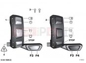 BMW Motorrad BMW 2020 C models CE04 (0C51, 0C53) Additional switch special vehicle right 2 | Additional switch special vehicle right 2