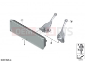 BMW Motorrad BMW 2020 C models CE04 (0C51, 0C53) Stop signal transmitter, front | Stop signal transmitter, front