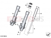 BMW Motorrad BMW 2020 C models CE04 (0C51, 0C53) Fork slider | Fork slider