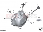 BMW Motorrad BMW 2023 F models F 750 GS (0B38) Engine housing cover, left | Engine housing cover, left
