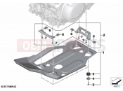 BMW Motorrad BMW 2023 F models F 750 GS (0B38) Engine guard, aluminium | Engine guard, aluminium