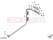 BMW Motorrad BMW 2023 F models F 750 GS (0B38) U-bolt rear right | U-bolt rear right