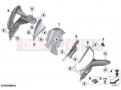 BMW Motorrad BMW 2021 F models F 750 GS (0B38) Wind deflector | Wind deflector