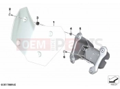 BMW Motorrad BMW 2021 F models F 750 GS (0B38) Windshield / mounting | Windshield / mounting