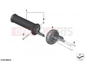 BMW Motorrad BMW 2021 F models F 750 GS (0B38) Grip left / Multi-Controller | Grip left / Multi-Controller