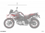BMW Motorrad BMW 2021 F models F 750 GS (0B38) Sticker set 3 | Sticker set 3