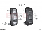 BMW Motorrad BMW 2021 F models F 750 GS (0B38) Additional switch special vehicle right | Additional switch special vehicle right