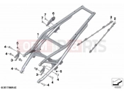 BMW Motorrad BMW 2023 F models F 850 GS (0B29) Rear frame | Rear frame
