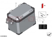 BMW Motorrad BMW 2023 F models F 850 GS (0B29) Aluminium case | Aluminium case