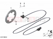 BMW Motorrad BMW 2023 F models F 850 GS (0B29) Rotational-speed sensor, rear | Rotational-speed sensor, rear
