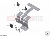 BMW Motorrad BMW 2023 F models F 850 GS (0B29) Holder, battery | Holder, battery