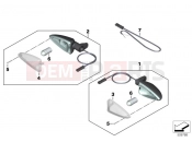 BMW Motorrad BMW 2023 F models F 850 GS (0B29) Turn indicators, front | Turn indicators, front