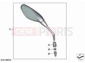 BMW Motorrad BMW 2021 F models F 850 GS (0B29) Mirror | Mirror