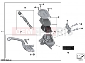 BMW Motorrad BMW 2021 F models F 850 GS (0B29) Control assembly fitting | Control assembly fitting