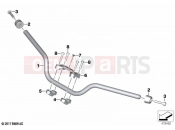 BMW Motorrad BMW 2021 F models F 850 GS (0B29) Handlebar | Handlebar