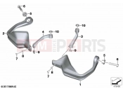 BMW Motorrad BMW 2021 F models F 850 GS (0B29) Hand protector | Hand protector