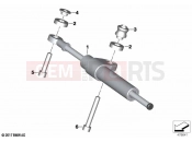 BMW Motorrad BMW 2021 F models F 850 GS (0B29) Steering damper | Steering damper