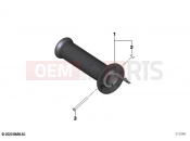 BMW Motorrad BMW 2021 F models F 850 GS (0B29) Grip left unheated | Grip left unheated