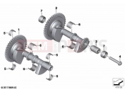 BMW Motorrad BMW 2021 F models F 850 GS (0B29) Compensating shaft | Compensating shaft