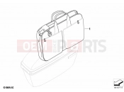 BMW Motorrad BMW 2021 F models F 850 GS (0B29) Inner pocket, case, official-use | Inner pocket, case, official-use