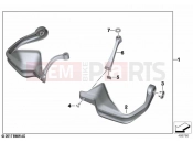 BMW Motorrad BMW 2021 F models F 850 GS (0B29) Hand protector 2 | Hand protector 2