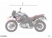 BMW Motorrad BMW 2021 F models F 850 GS (0B29) Sticker set | Sticker set