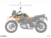 BMW Motorrad BMW 2021 F models F 850 GS (0B29) Sticker set 2 | Sticker set 2