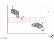 BMW Motorrad BMW 2021 F models F 850 GS (0B29) Footrest adjustable 2 | Footrest adjustable 2