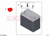 BMW Motorrad BMW 2021 F models F 850 GS (0B29) battery | battery