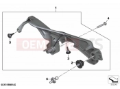 BMW Motorrad BMW 2021 F models F 850 GS (0B29) Cover, cable runway | Cover, cable runway