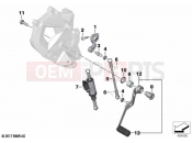 BMW Motorrad BMW 2023 F models F 900 R (0K14) Outer gearshift parts | Outer gearshift parts