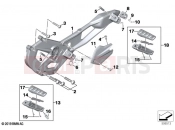 BMW Motorrad BMW 2023 F models F 900 R (0K14) Footpeg system | Footpeg system
