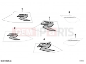 BMW Motorrad BMW 2023 F models F 900 R (0K14) Decorative tape | Decorative tape
