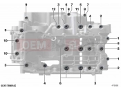 BMW Motorrad BMW 2023 F models F 900 R (0K14) Screw connection, crankcase | Screw connection, crankcase