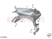 BMW Motorrad BMW 2021 F models F 900 XR A2 (0K41) Cover, front fairing, bottom | Cover, front fairing, bottom