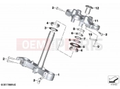BMW Motorrad BMW 2021 F models F 900 XR A2 (0K41) Fork bridge, bottom / top | Fork bridge, bottom / top
