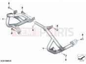 BMW Motorrad BMW 2021 F models F 900 XR A2 (0K41) Engine protection bar | Engine protection bar