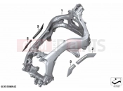 BMW Motorrad BMW 2021 K models K 1600 Bagger 22 (0F61, 0F63) Main frame | Main frame