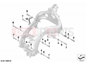 BMW Motorrad BMW 2021 K models K 1600 Bagger 22 (0F61, 0F63) Engine Suspension | Engine Suspension